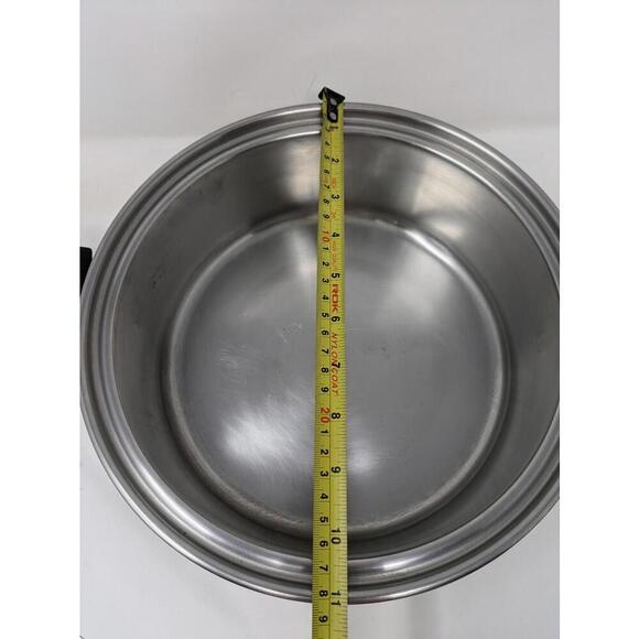 VINTAGE Cook O Matic 5QT 3 Ply Surgical Stainless Steel Boiling Pot 10" - Picture 8 of 9